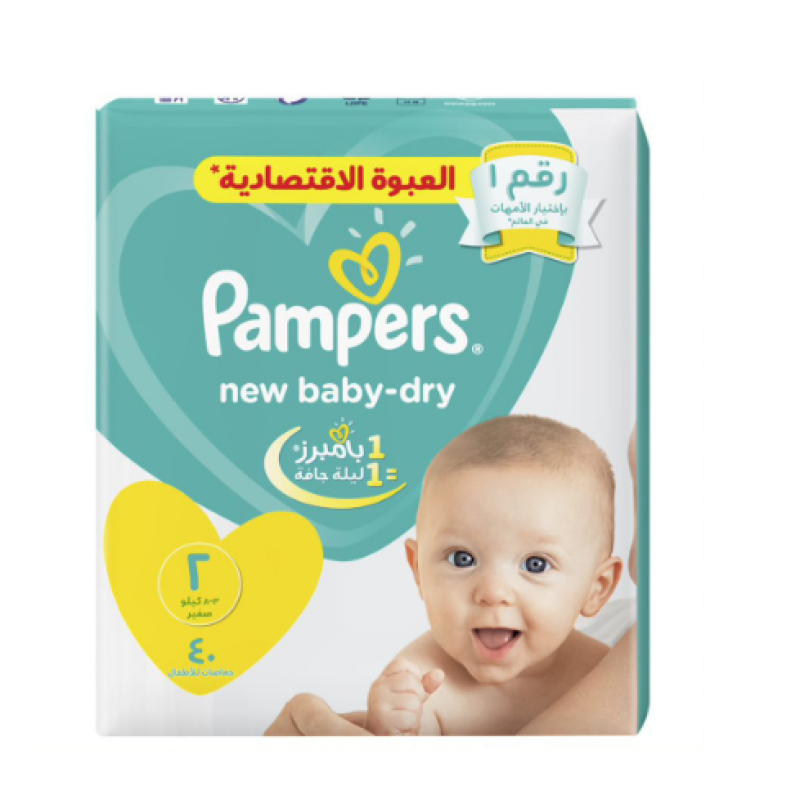 PAMPERS SIZE 2 BABY DRY DIAPERS MINI 3-8Kgs 32Pcs