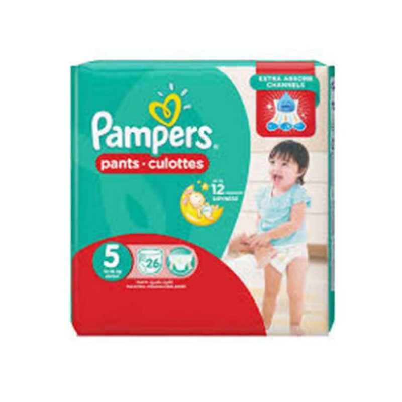 PAMPERS SIZE 5 JUNIOR BABY PANTS 12-18Kgs 24Pcs