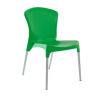 PREMIUM 2 STRONG COMFORTABLE PLASTIC CHAIR WITH METAL TUBING LEGS