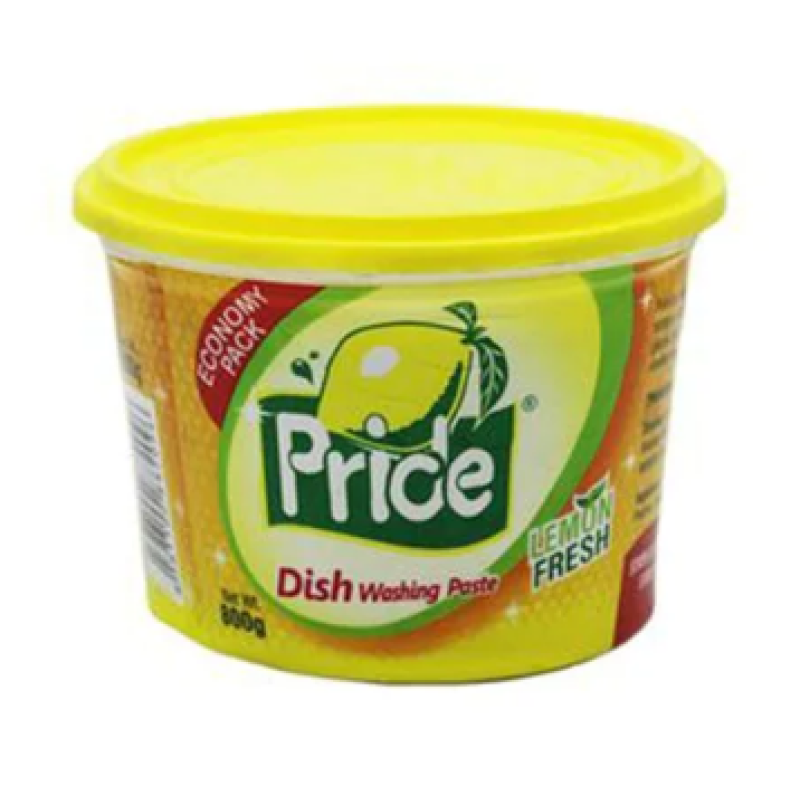 PRIDE DISH WASHING PASTE LEMON 800G  