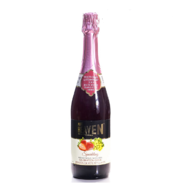 PURE HEAVEN NON-ALCOHOLIC WHITE GRAPE AND STRAWBERRY  75cl 