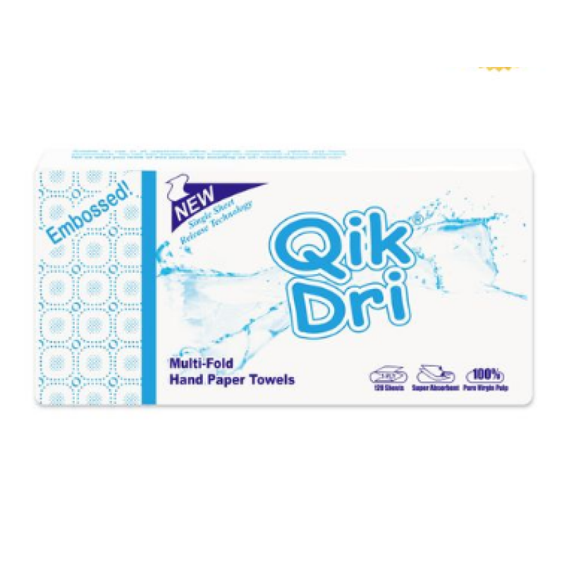 QIK DRI EMBOSSED PAPER TOWELS