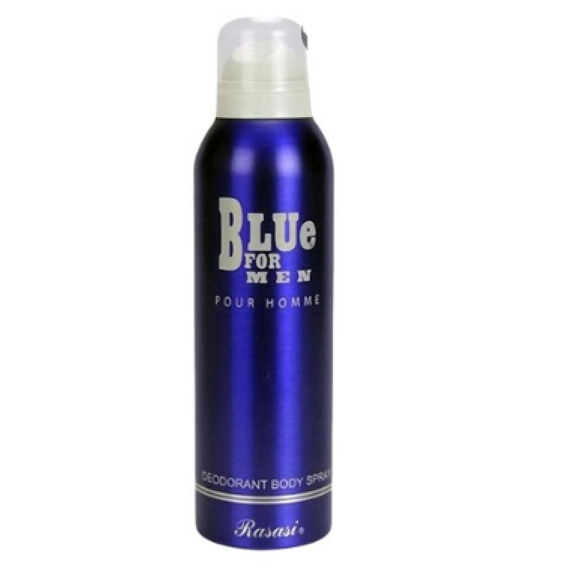 RASASI BLUE DEODORANT BODY SPRAY  FOR MEN   200ml 