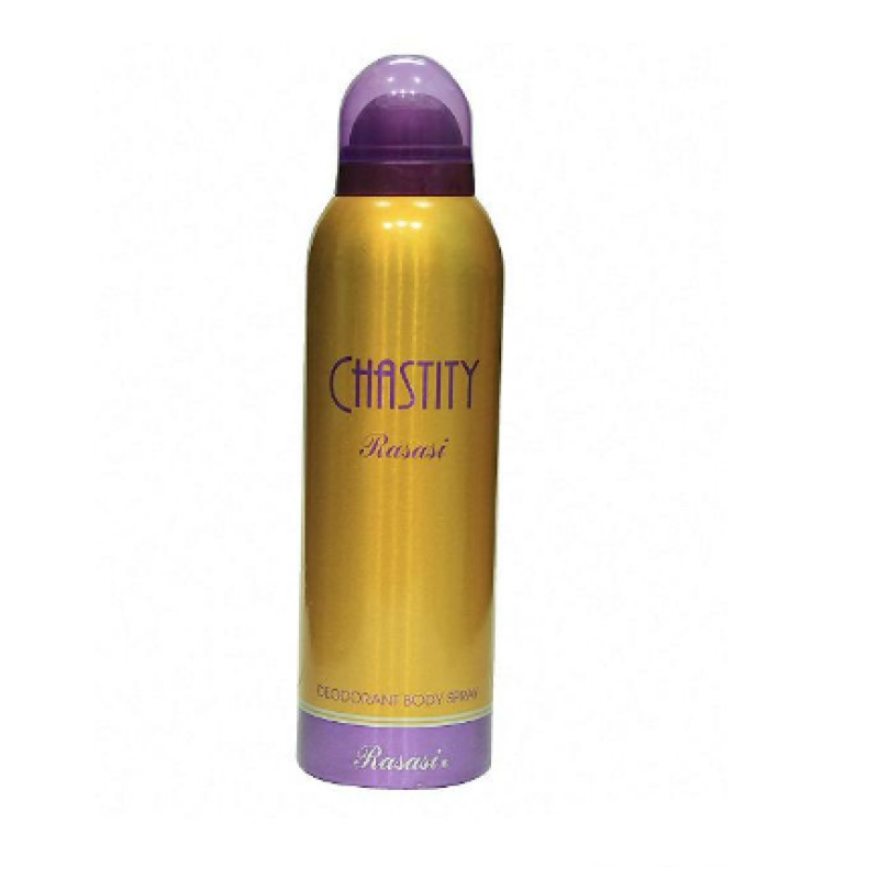 RASASI CHASTITY DEODORANT SPRAY FOR WOMEN 200ml 