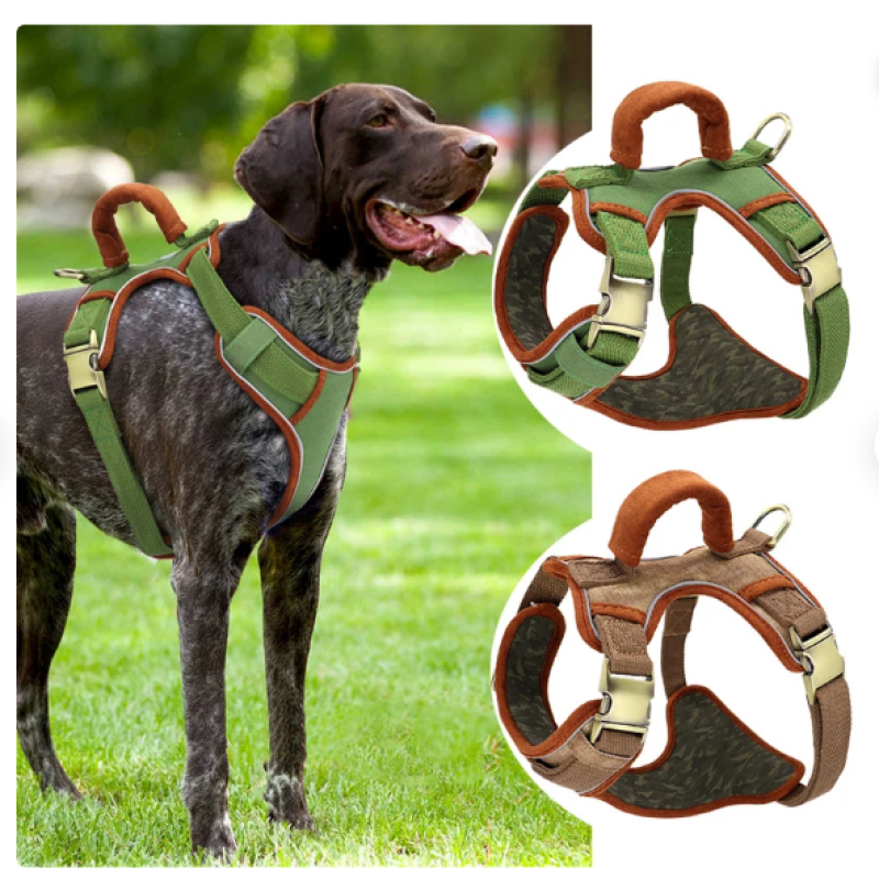 REFLECTIVE LARGE DOG TRAINING HARNESS