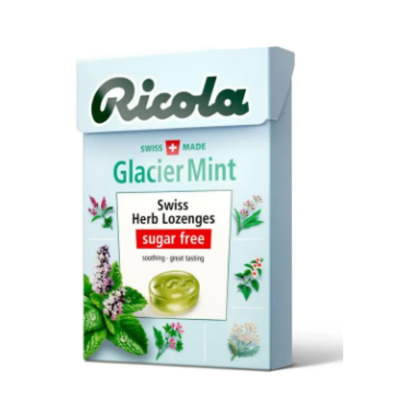 RICOLA GLACIER PEPPERMINT 45G 