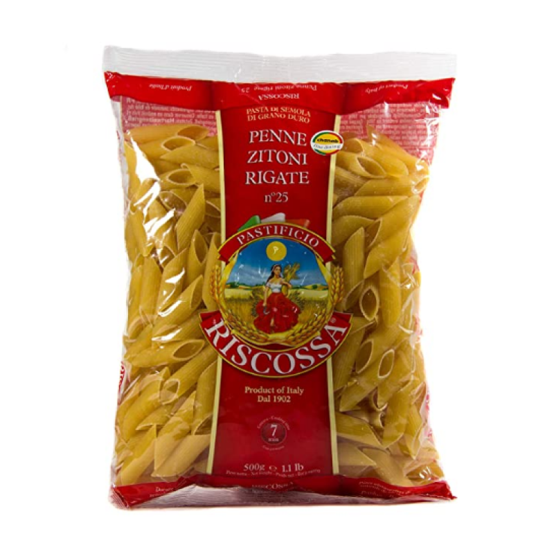 RISCOSSA PASTA 21 CANERONI RIGATONI 500G