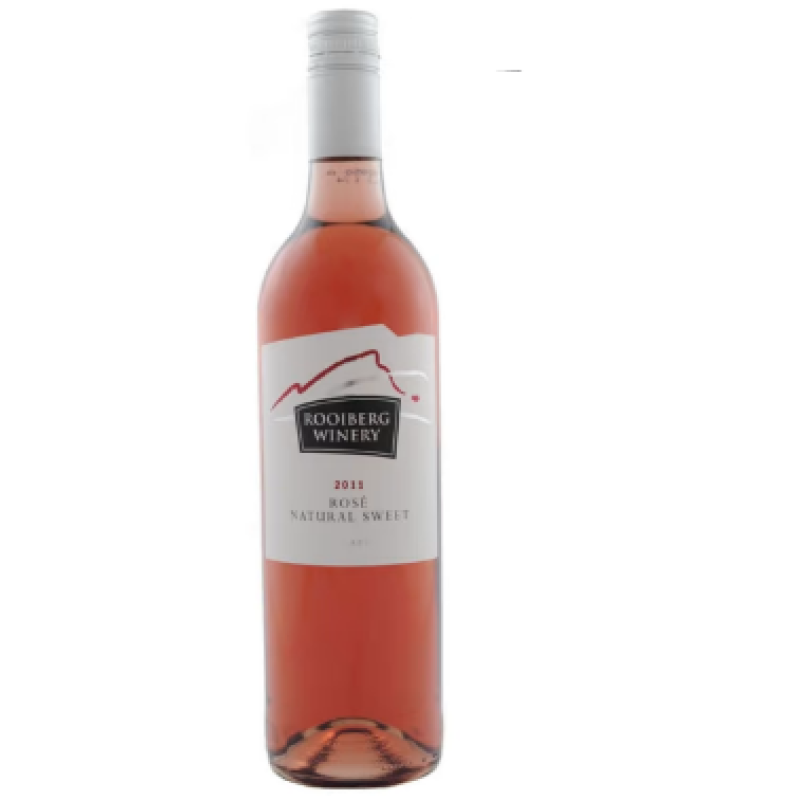 ROOIBERG NATURAL SWEET ROSE WINE 750ML