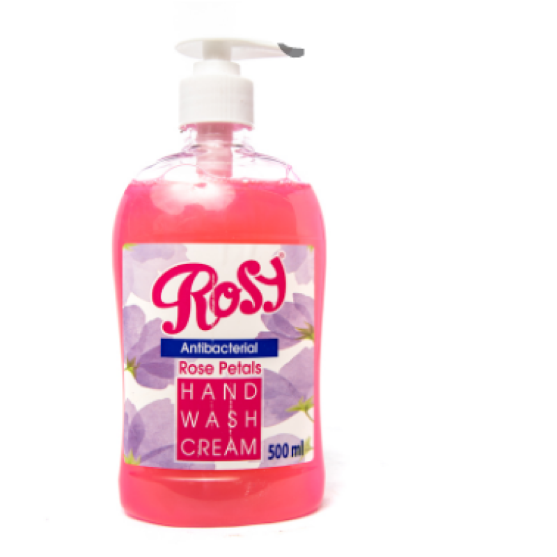 ROSY LIQUID HANDWASH ROSE PETALS PUMP 500ML