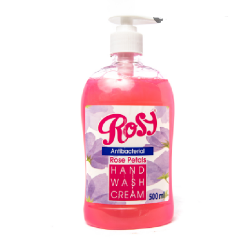 ROSY LIQUID HANDWASH ROSE PETALS WITH PUMP 330ML