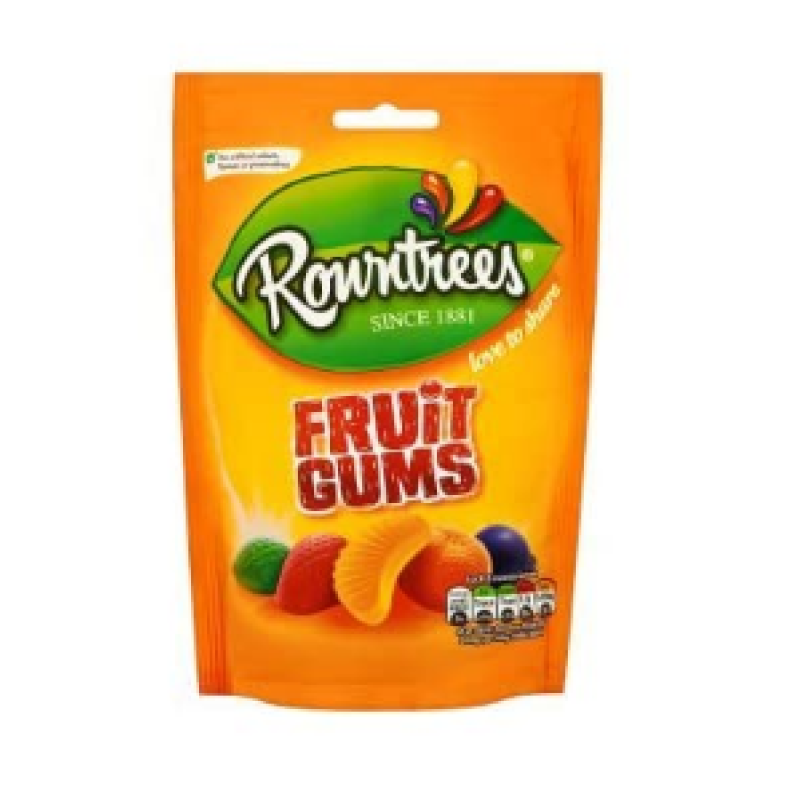 ROWNTRESS FRUIT GUMS 120G