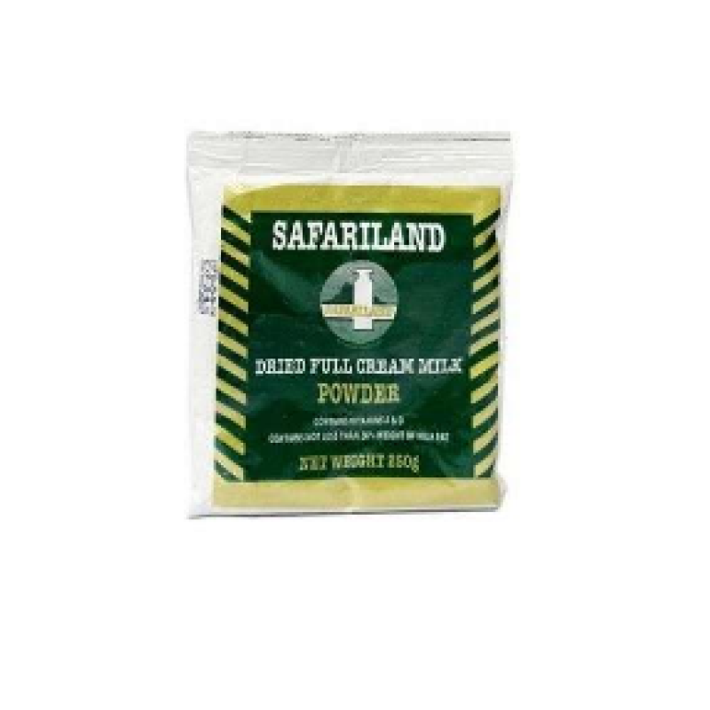 SAFARILAND DRIED FULL CREAM MILK POWDER SACHET 250G