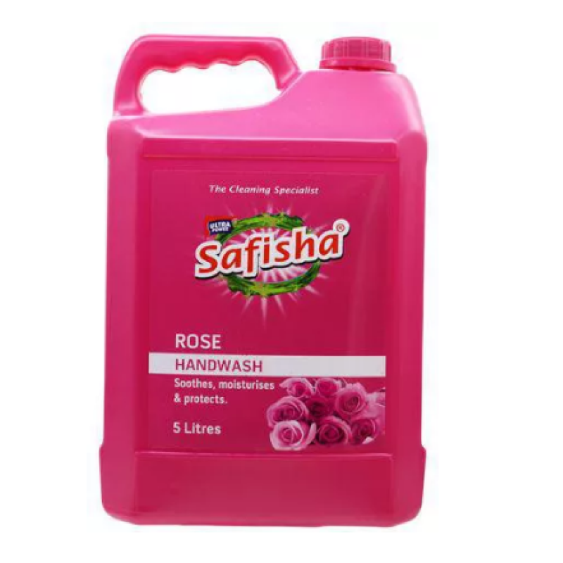 SAFISHA  HAND WASH ROSE 5LTR 