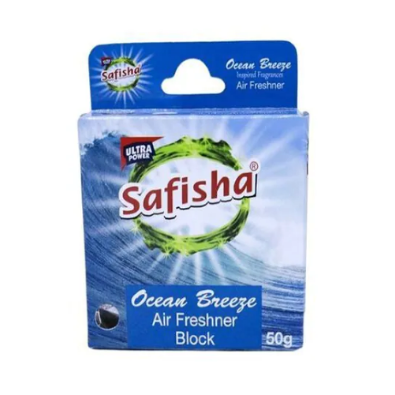 SAFISHA AIR FRESHNER BLOCK OCEAN BREEZE 50G (1*72)