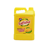 SAFISHA MULTI-PURPOSE WASHING UP LIQUID, LEMON 5LTR 