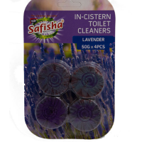 SAFISHA TOILET IN-CISTERN BLOCKS, LAVENDER 50G*4