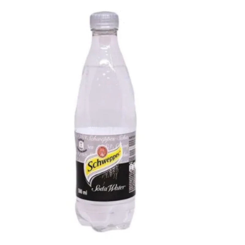 SCHWEPPES  SODA WATER PET 500ML