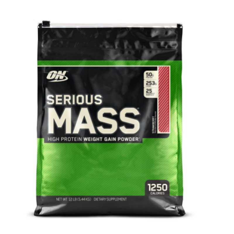 OPTIMUM NUTRITION SERIOUS MASS  12LB