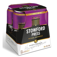 WESTON CIDER STOWFORD PRESS MIXED BERRIES 4x440ml