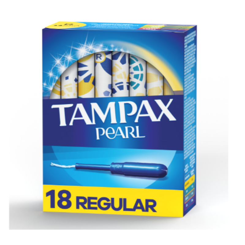 TAMPAX PEARL REGULAR TAMPONS 18