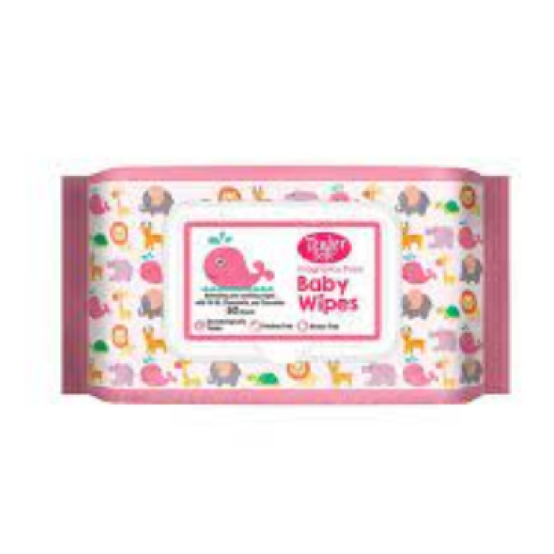 TENDER SOFT FRAGRANCE-FREE BABY WIPES 80'S