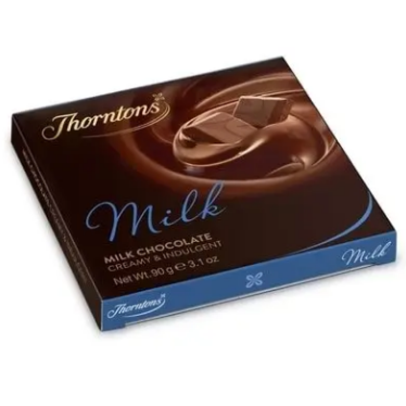 THORNTONS MILK CHOCOLATE CREAMY AND INDULGENT 90g