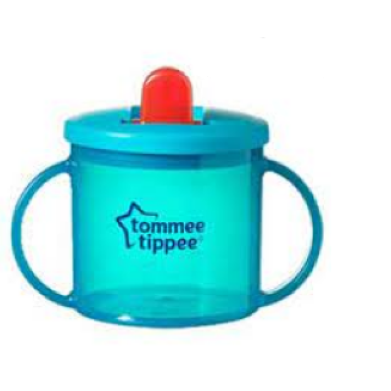 TOMMEE TIPPEE ESSENTIAL FREE FLOW FIRST CUP 4 MONTHS+ BLUE 190ML