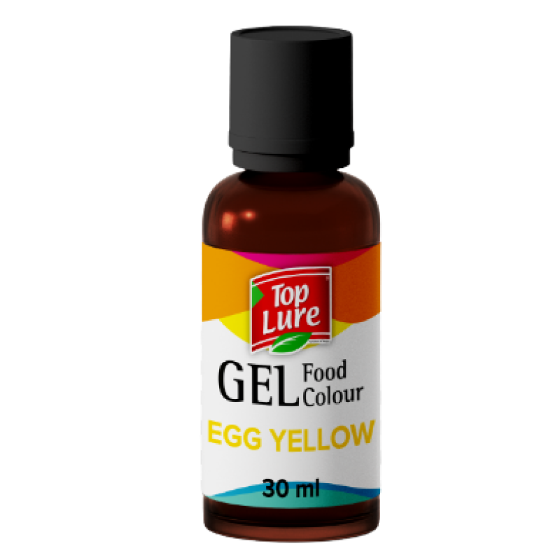 TOP FOOD TOP LURE EGG YELLOW FOOD COLOUR (GEL) 30ML