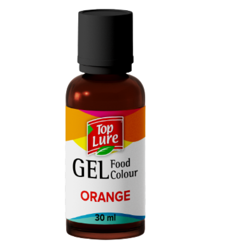 TOP FOOD TOP LURE ORANGE FOOD COLOUR (GEL) 30ML