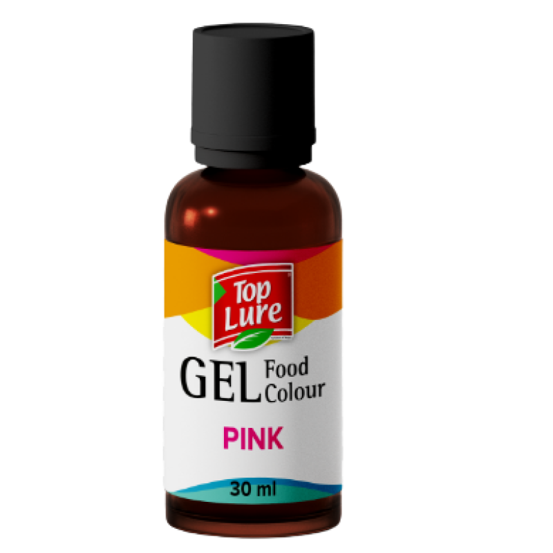 TOP FOOD TOP LURE PINK FOOD COLOUR (GEL) 30ML