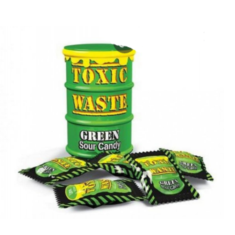 TOXIC WASTE GREEN CANDY 42g 