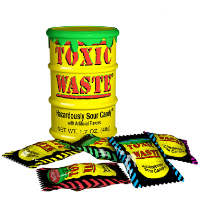 TOXIC WASTE YELLOW CANDY 42g