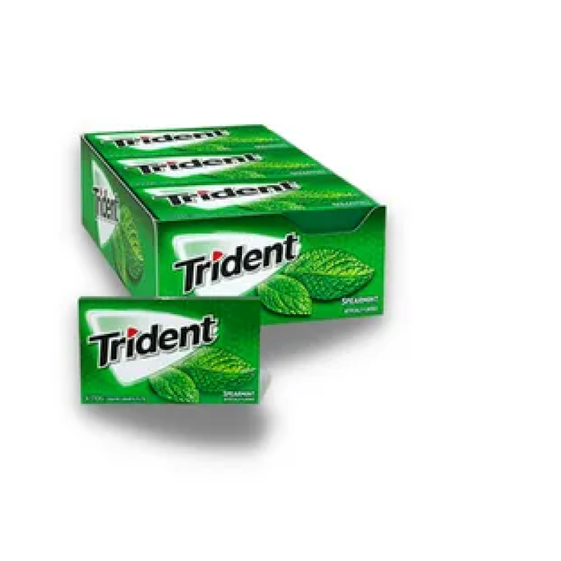 TRIDENT SPEARMINT GUMS 14S 