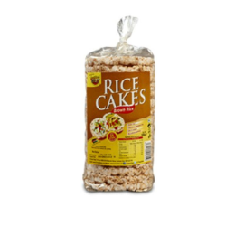 TROPICAL HEAT BROWN RICE CAKES 100G