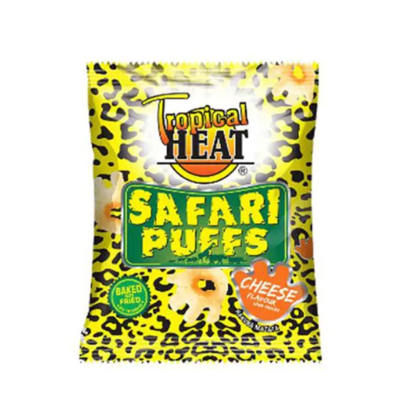 TROPICAL HEAT SAFARI PUFFS CHEESE 20G