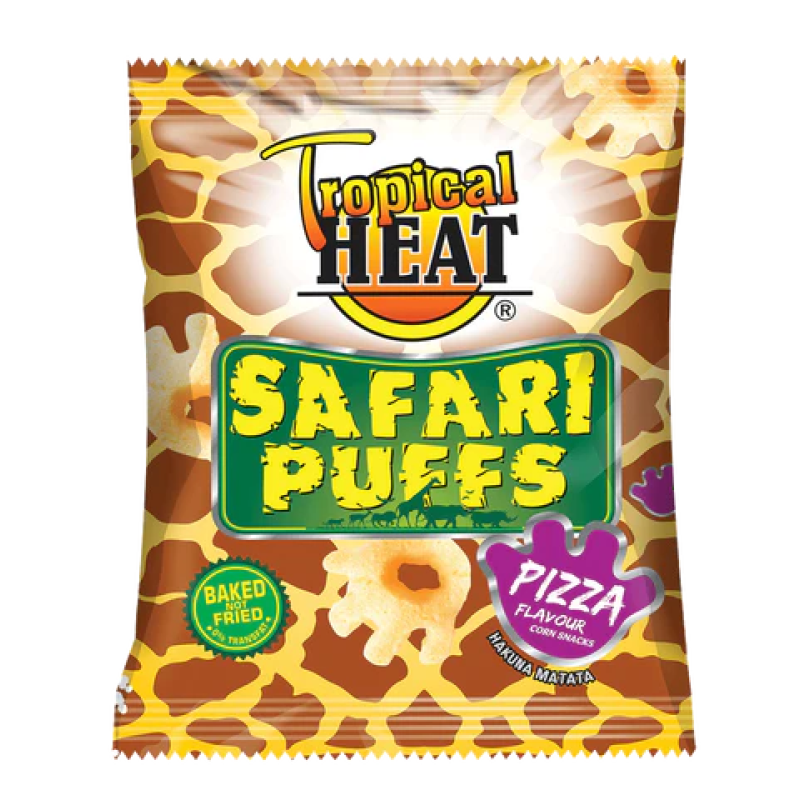 TROPICAL HEAT SAFARI PUFFS PIZZA 20G