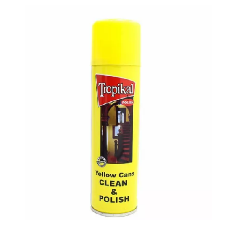 TROPIKAL CLEAN & POLISH YELLOW CANS 230ML 