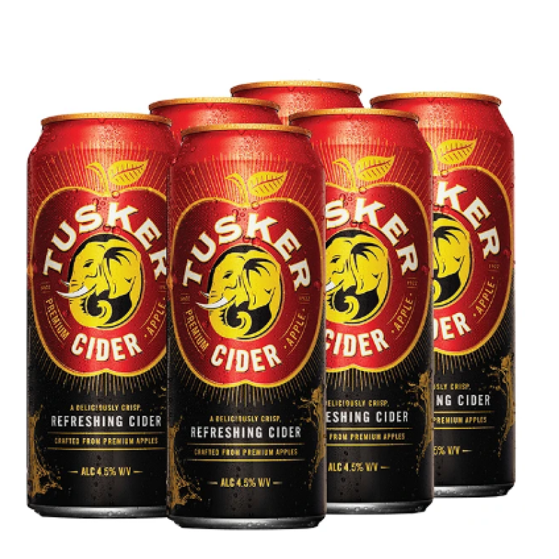 TUSKER CIDER CANS 6x500ml