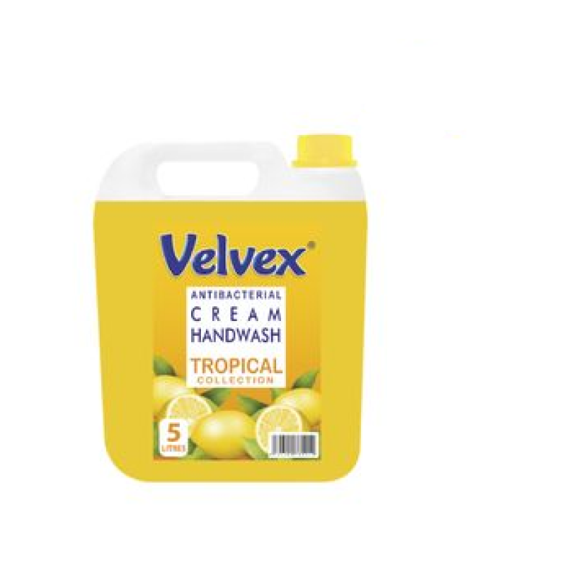 VELVEX CREAM HANDWASH  LEMON 5L