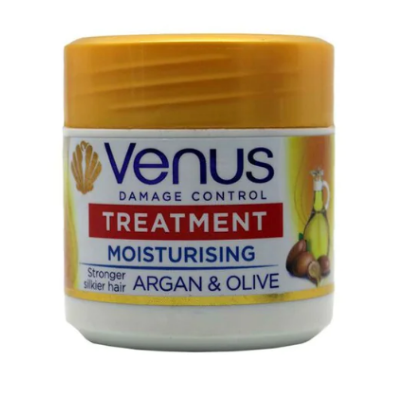 VENUS DAMAGE CONTROL ARGAN AND OLIVE MOISTURISING TREATMENT CREAM 225ml 