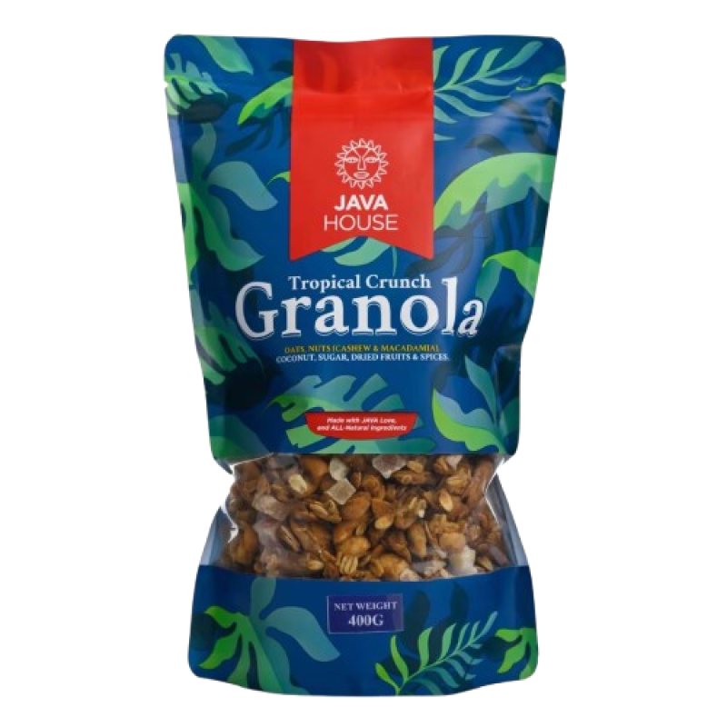 Java House Tropical Crunch Granola Cereal 400g Java House Tropical Crunch Granola Cereal 400g