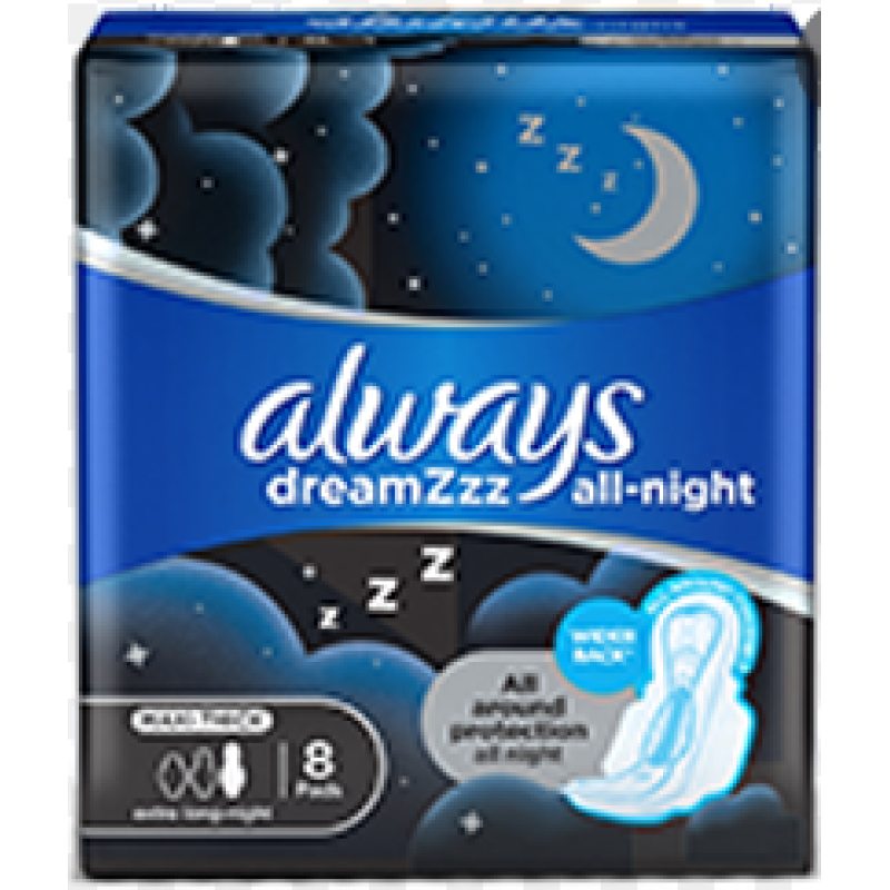 ALWAYS DREAMS MAXI THICK  NIGHT PADS 14 PIECES