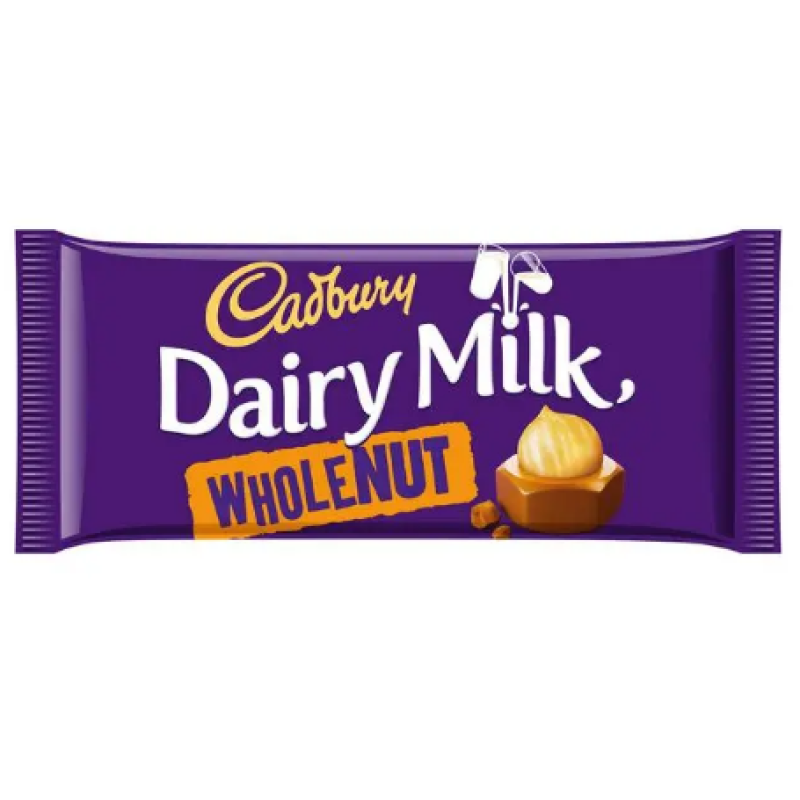 Cadbury Dairy Milk Whole Nut Chocolate 80g