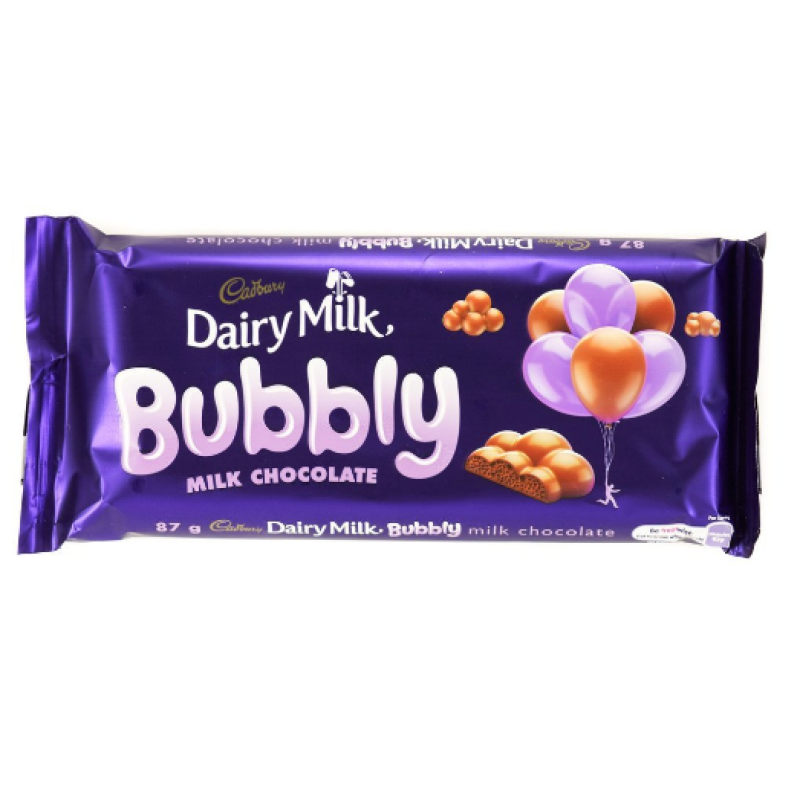 Cadbury Bar Dairy Milk Bubbly 87g