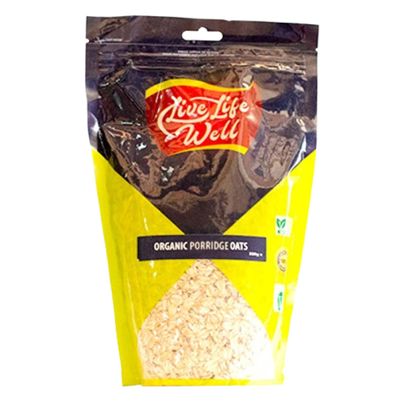 Live Life Well Organic Porridge Oats 500g