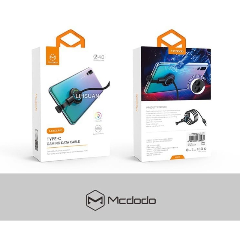 Mcdodo Razer Series Type-C Gaming Cable 1.5M-CA-5960 Mcdodo Razer Series Type-C Gaming Cable 1.5M-CA-5960