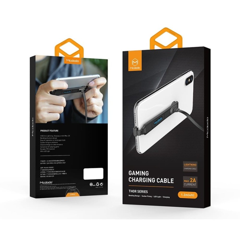 Mcdodo Thor Gaming Cable for Lighting 1.2M CA-4890 Mcdodo Thor Gaming Cable for Lighting 1.2M CA-4890