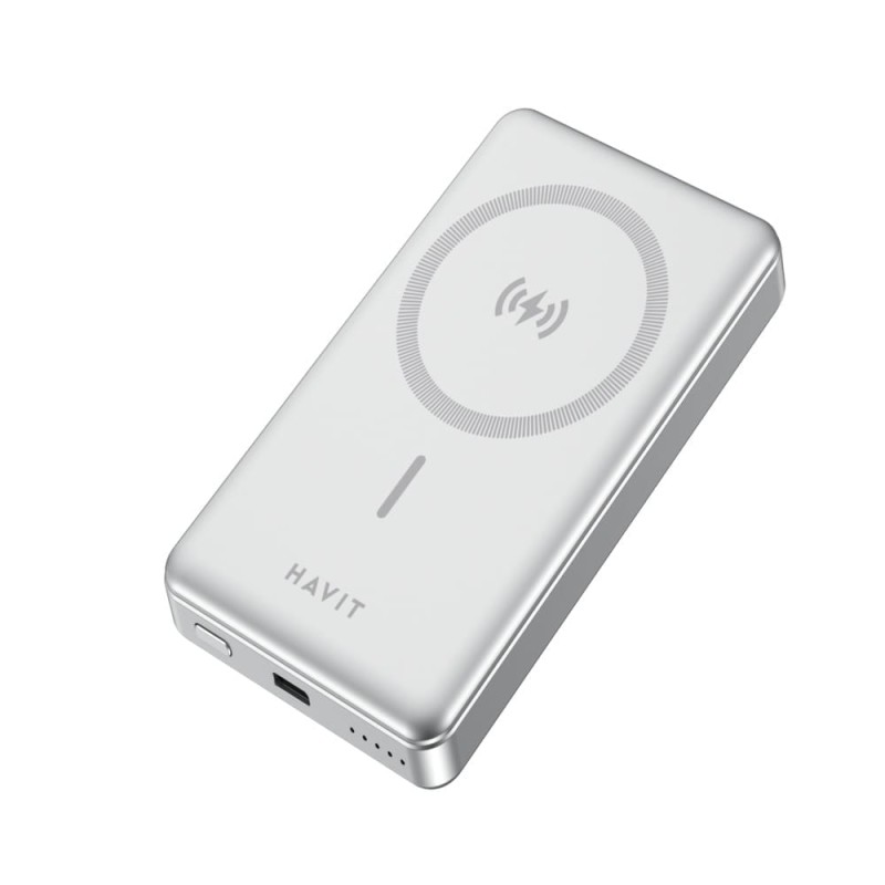 Havit Magnetic Powerbank 10000 mAh PB5203(Silver / Black)