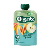 Organix Apple, Peach and Mango Puree 12+ Months 100g