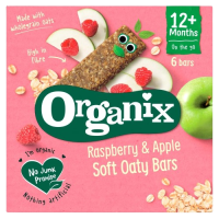 Organix Raspberry And Apple Soft Oaty Bars 12+ months 138g